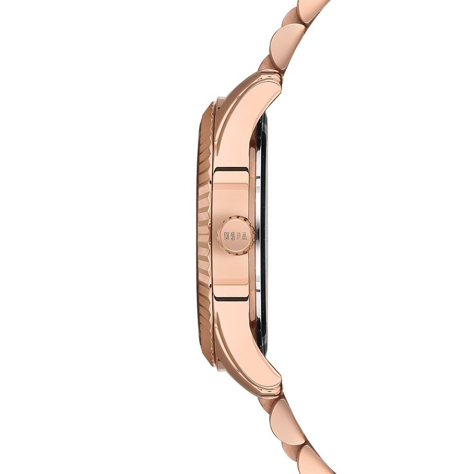 U.s Polo Assn. USPA2028-04 Quartz Çelik Rose Gold Sedef Kadran 36 mm Kadın Kol Saati