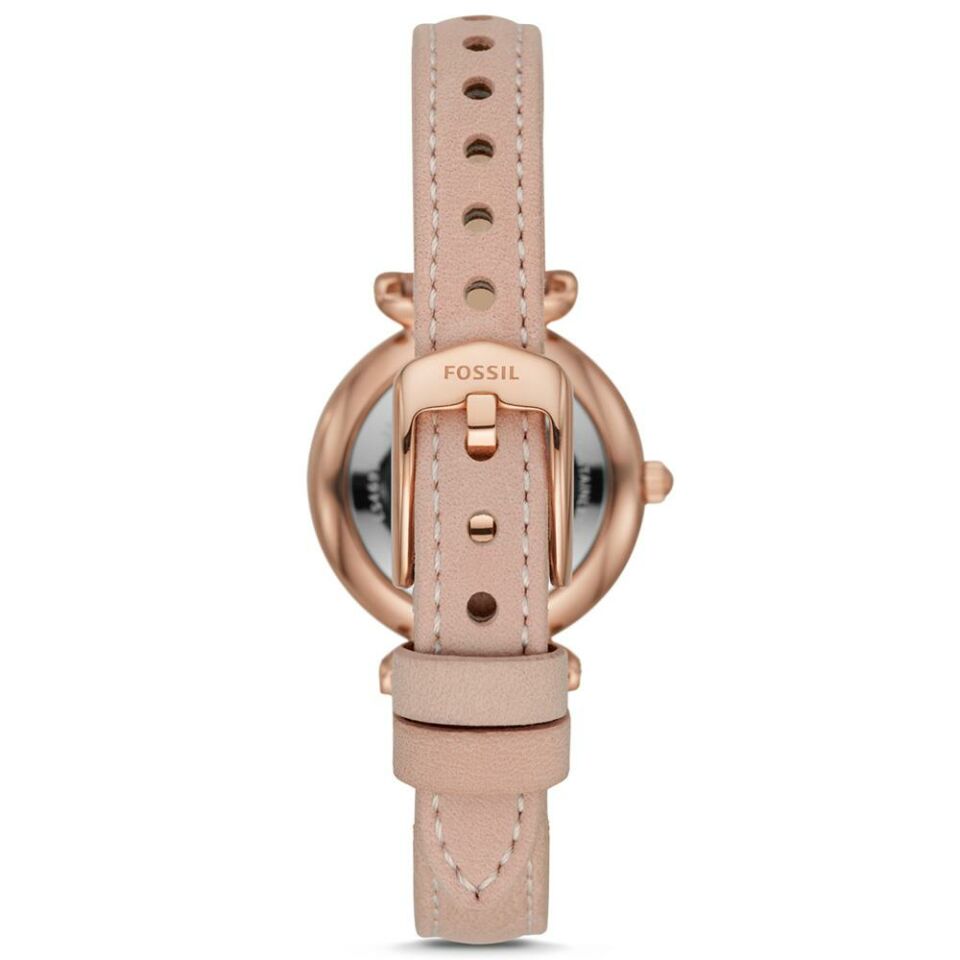 Fossil FES4699 Quartz Deri Pembe 28 mm Kadın Kol Saati