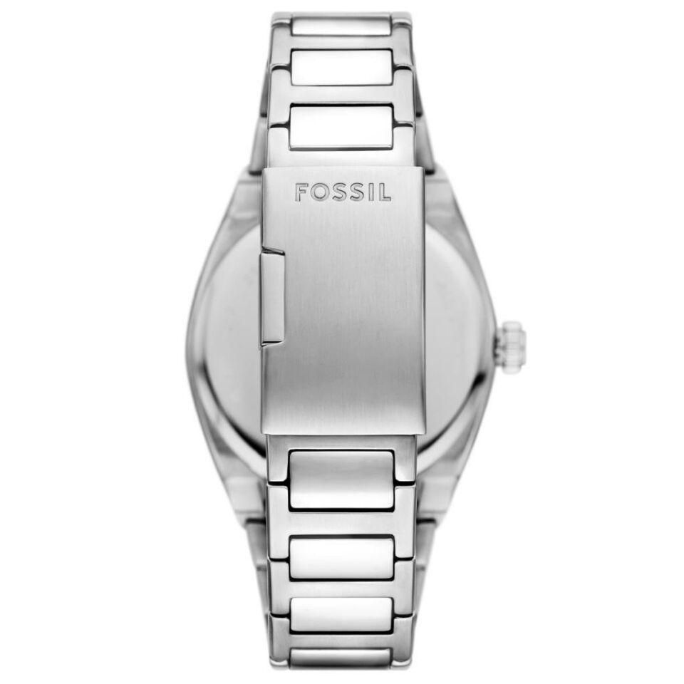 Fossil FFS6054 Quartz Çelik Gri Mavi Kadran 42 mm Erkek Kol Saati