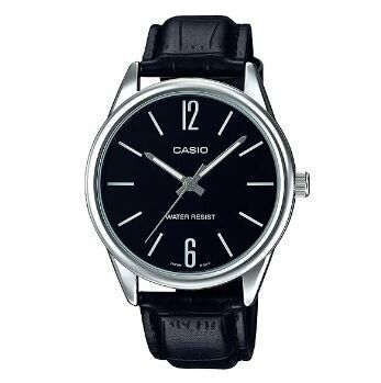 Casio MTP-V005L-1BUDF Quartz Deri Siyah 40 mm Erkek Kol Saati