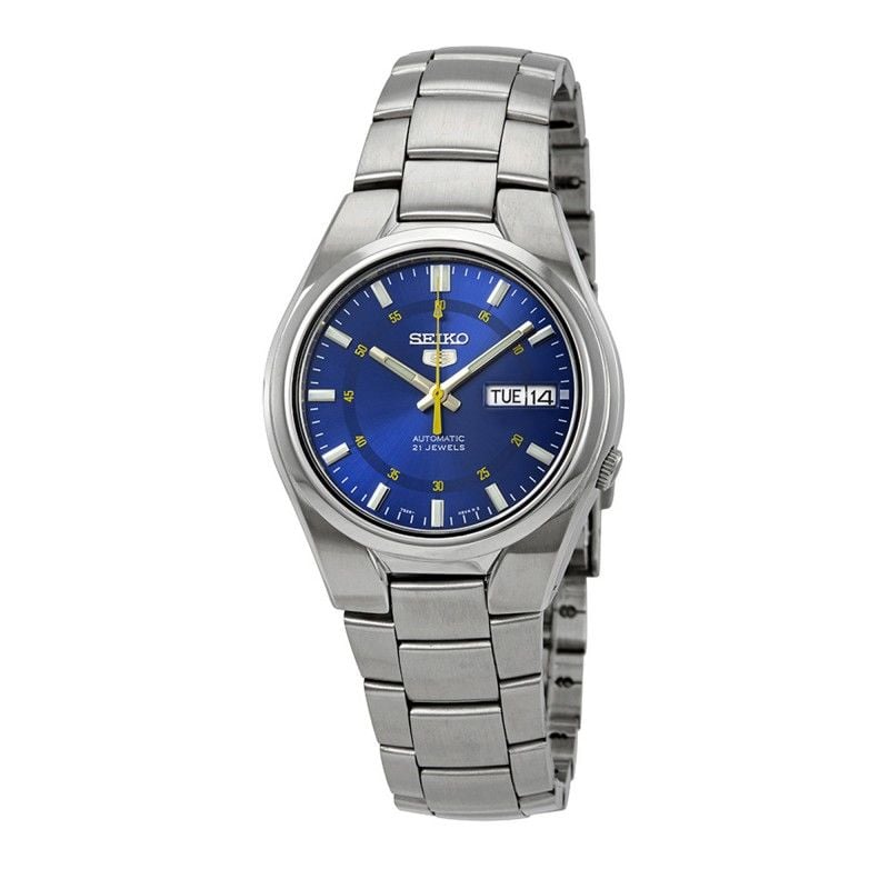 Seiko 5 SNK615K1 Otomatik Çelik Gri Lacivert Kadran 39 mm Erkek Kol Saati