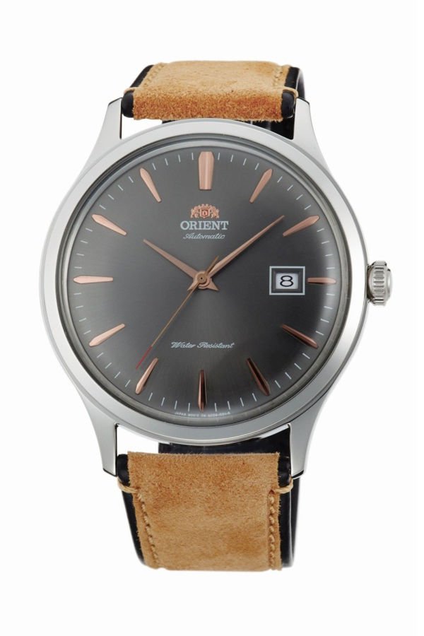 Orient TAC08003A0 Kurmalı Otomatik Deri Taba Kristal Cam 42 mm Erkek Kol Saati