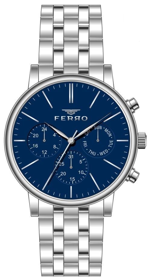 Ferro Gumus Celik Kordon Erkek Kol Saati FM31372A-A3