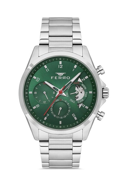 Ferro Gümüş Çelik Kordon Erkek Kol Saati FM11460AWT-A6