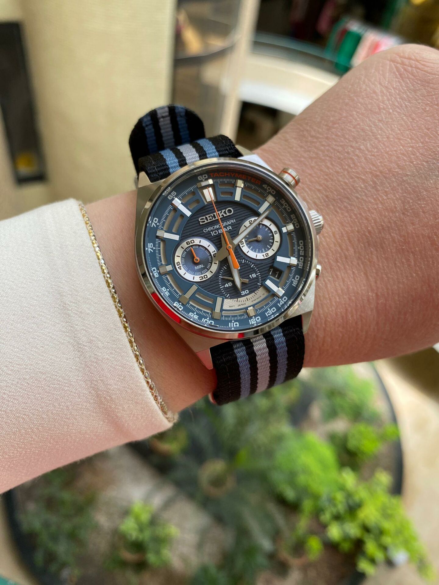 Seiko SSB409P1 Quartz 10 ATM 41 mm Renkli Erkek Kol Saati