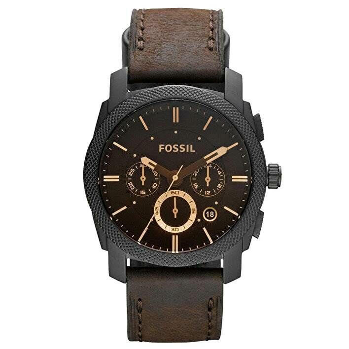 Fossil FS4656 Quartz Deri Kahverengi 42 mm Erkek Kol Saati