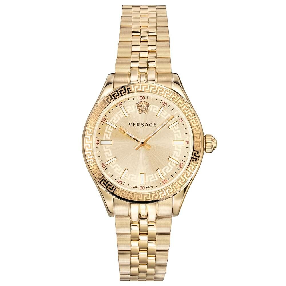 Versace VRSCVEHU00720 Quartz Swiss Made Çelik Altın Rengi 36 mm Kadın Kol Saati