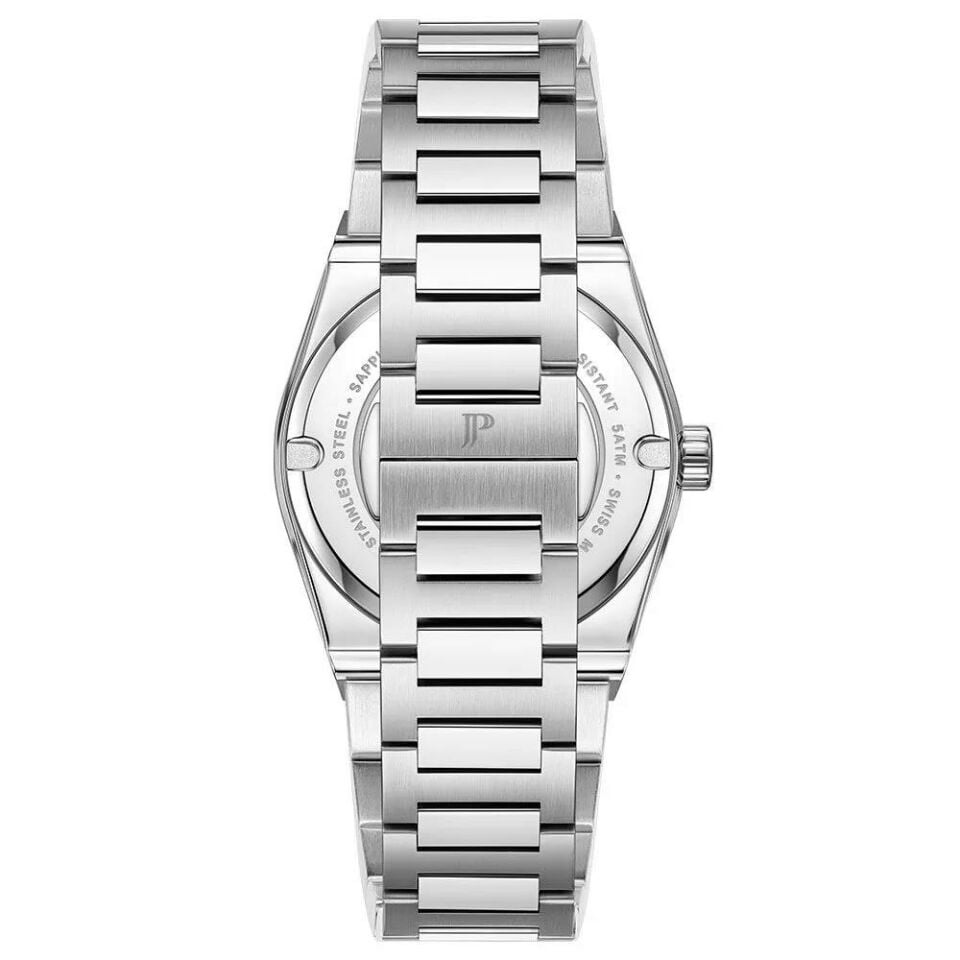 Jacques Philippe JPQGC5713G6 Swiss Made Quartz Çelik Gri Safir Cam 40 mm Erkek Kol Saati