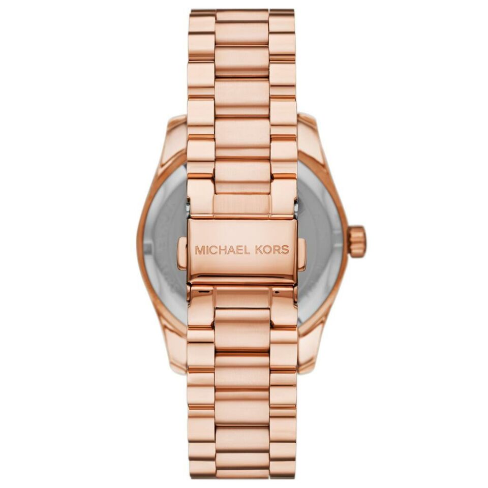 Michael Kors MK1088SET Quartz Rose Sedef Kadran 10 ATM 38 mm Kadın Kol Saati Bileklik ve Küpe Seti