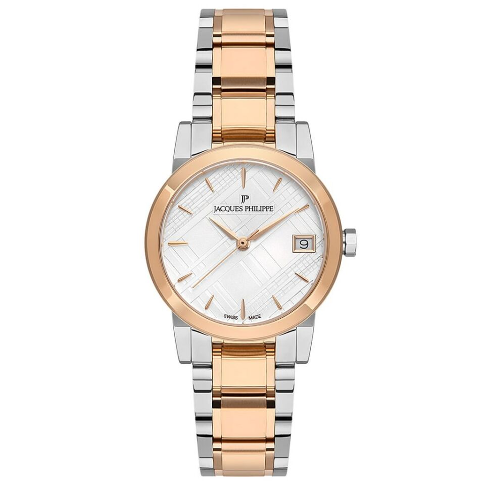 Jacques Philippe JPQLS317328RG Quartz Çelik Rose/Gri 30 mm Kadın Kol Saati