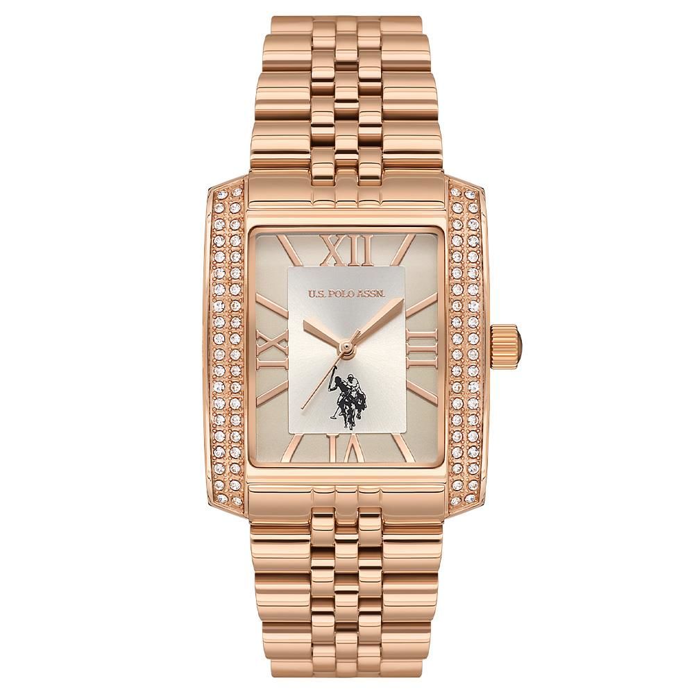 U.s. Polo Assn. USPA2072-02 Quartz Çelik Rose Gold 31 mmx38 mm Kadın Kol Saati