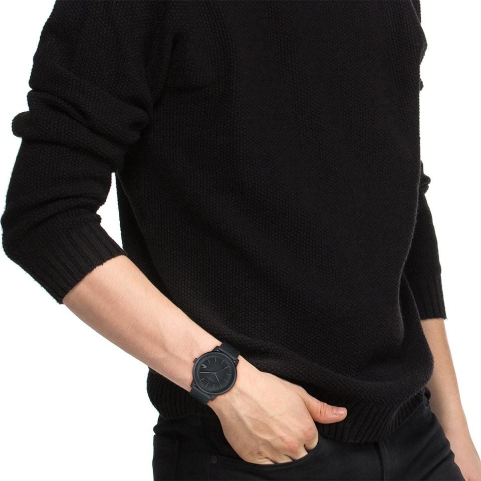 Lacoste LAC2011242 Quartz Silikon Gri 42 mm Erkek Kol Saati