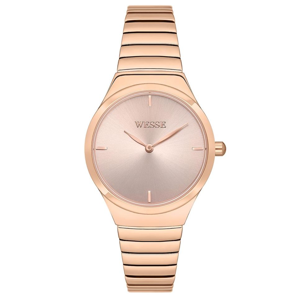 Wesse WWL303105 Quartz Çelik Rose 34 mm Kadın Kol Saati