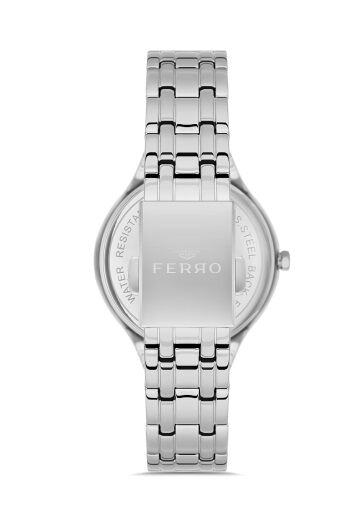 Ferro FL21467A-A Quartz Çelik Gri 35 mm Kadın Kol Saati