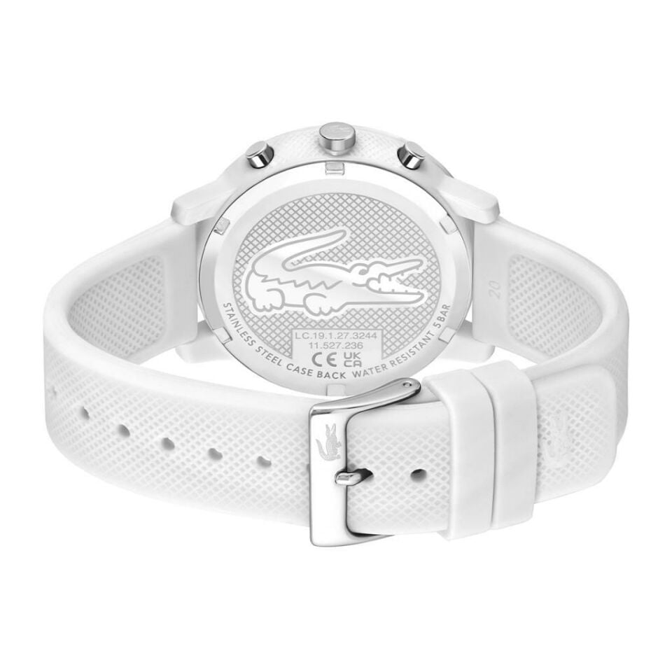 Lacoste 2011246 43 mm Beyaz Erkek Kol Saati