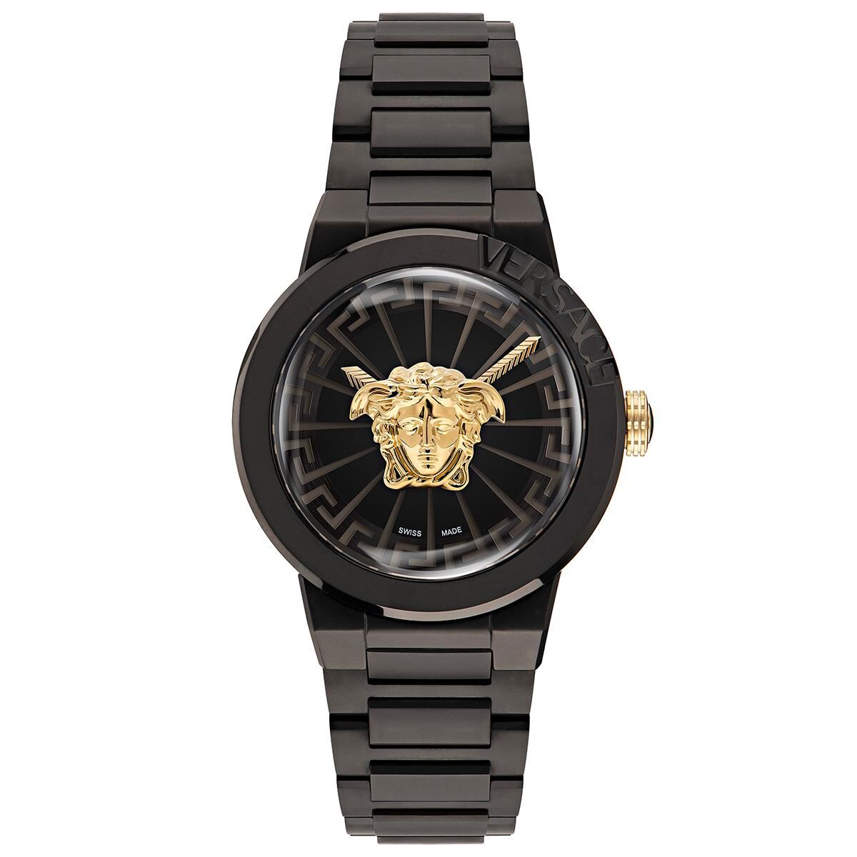 Versace VRSCVE3F00622 Quartz Swiss Made 38 mm Siyah Kadın Kol Saati