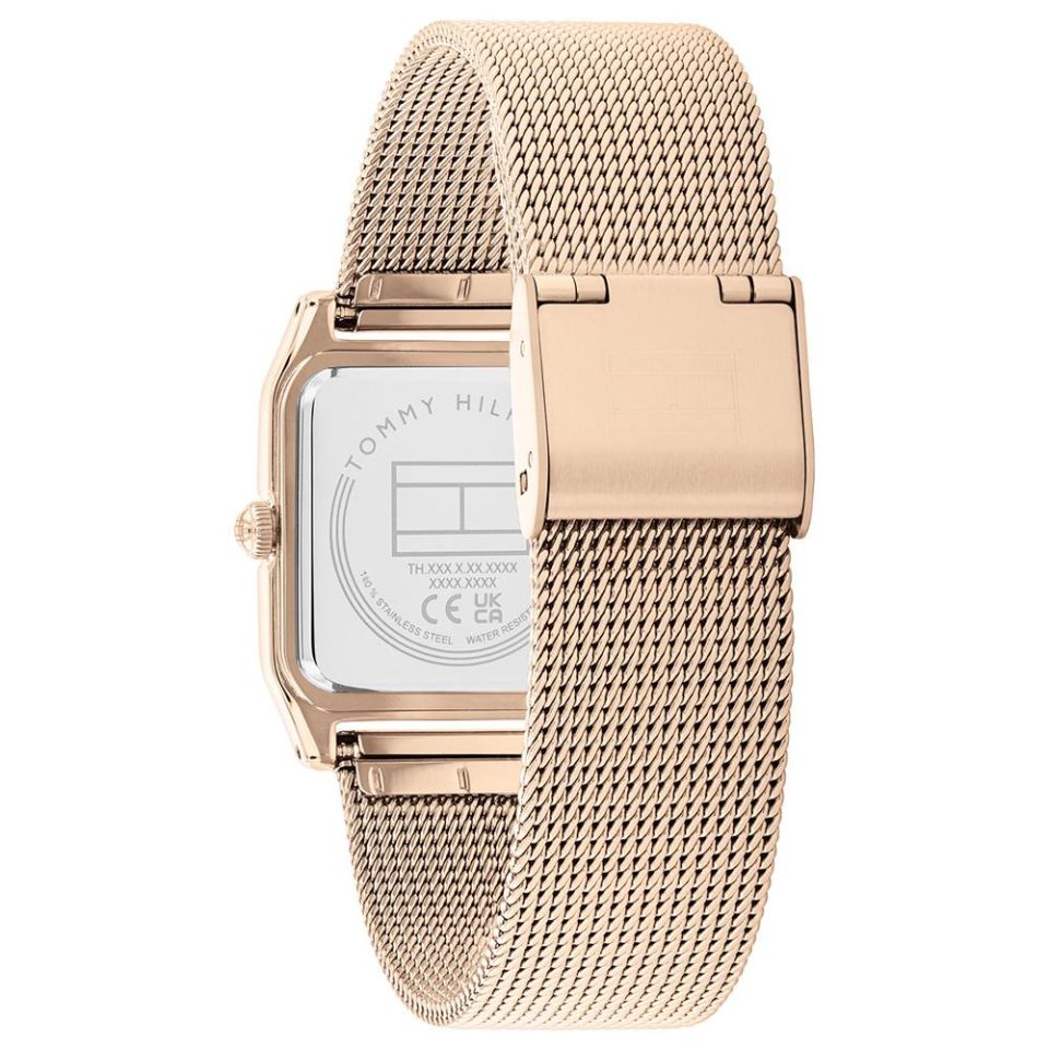 Tommy Hilfiger TH1782610 Quartz Çelik Hasır Rose Gold Gri Kadran 26 mm Kadın Kol Saati