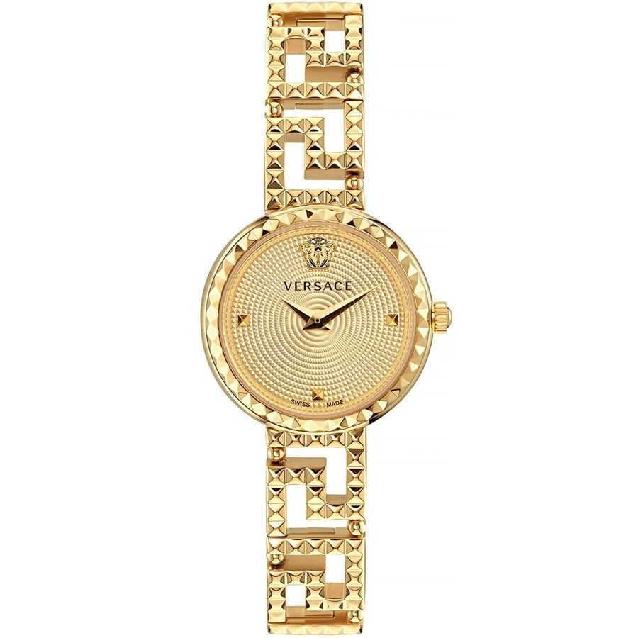 Versace VRSCVE7A00323 Quartz Swiss Made Çelik Altın Rengi 28 mm Kadın Kol Saati