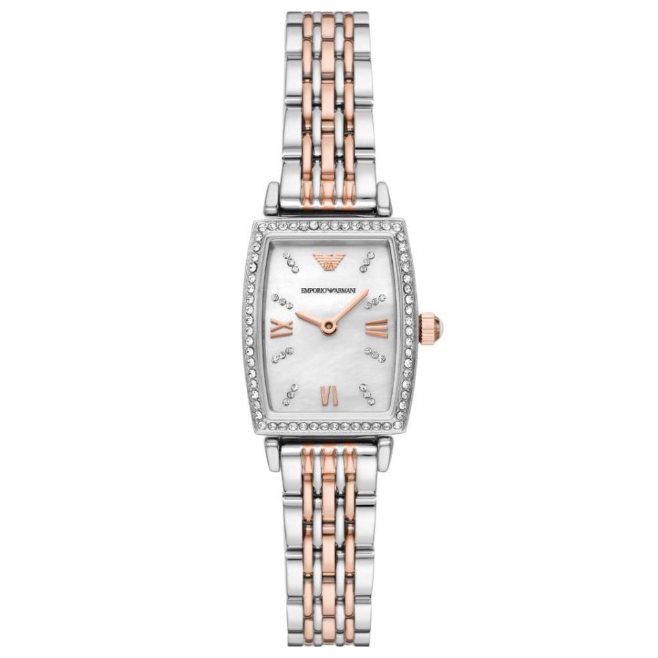 Emporio Armani AR11519 Çelik Rose Gold/Metalik Gri 26 mm Kadın Kol Saati