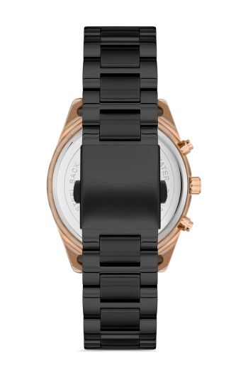 Ferro 44 mm Siyah Çelik Kordon Erkek Kol Saati FM31920A-R FM31920A-R