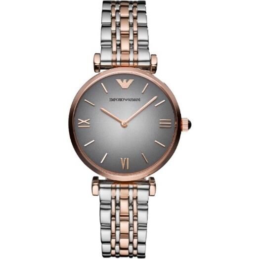 Emporio Armani AR1725 32 mm Rose Gold / Metalik Gri Kadın Kol Saati