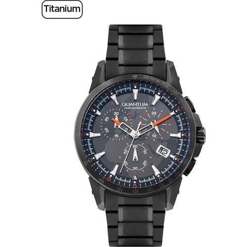 Quantum Titanyum TTG859.650 45 mm Kronolu Erkek Kol Saati