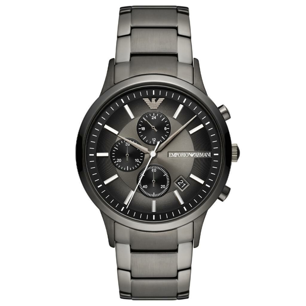 Emporio Armani AR11531 Quartz Çelik Füme 43 mm Erkek Kol Saati