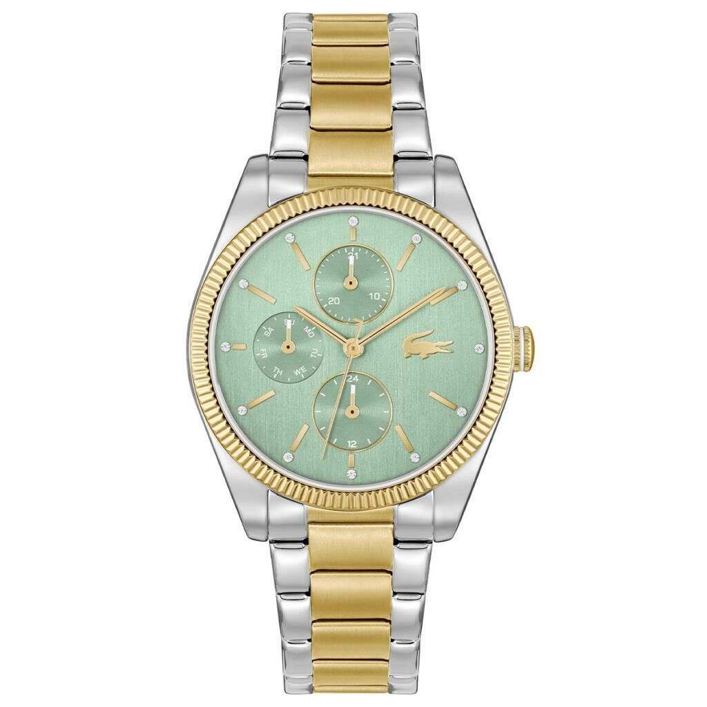 Lacoste 2001364 Quartz Çelik Altın/Gri Yeşil Kadran 36 mm Kadın Kol Saati