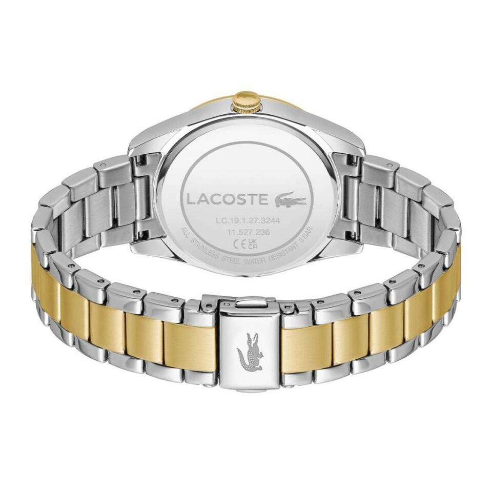 Lacoste 2001364 Quartz Çelik Altın/Gri Yeşil Kadran 36 mm Kadın Kol Saati