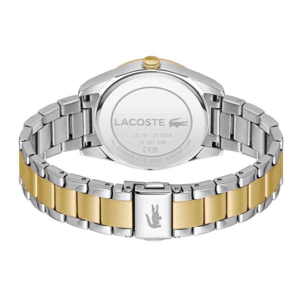 Lacoste 2001364 Quartz Çelik Altın/Gri Yeşil Kadran 36 mm Kadın Kol Saati