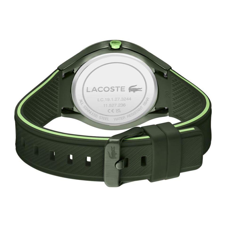 Lacoste 2011268 Quartz Silikon Yeşil 44 mm Erkek Kol Saati