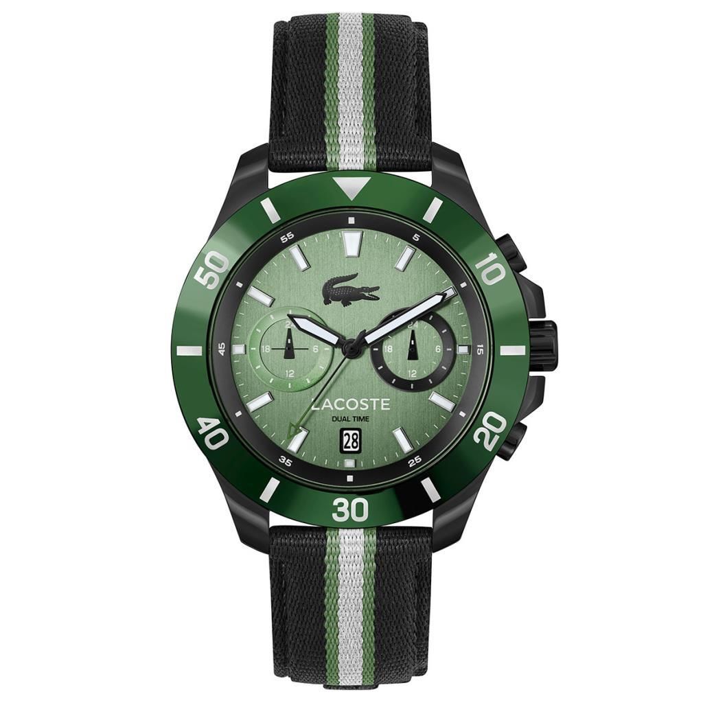 Lacoste 2011341 Quartz Yeşil-Siyah 44 mm Erkek Kol Saati