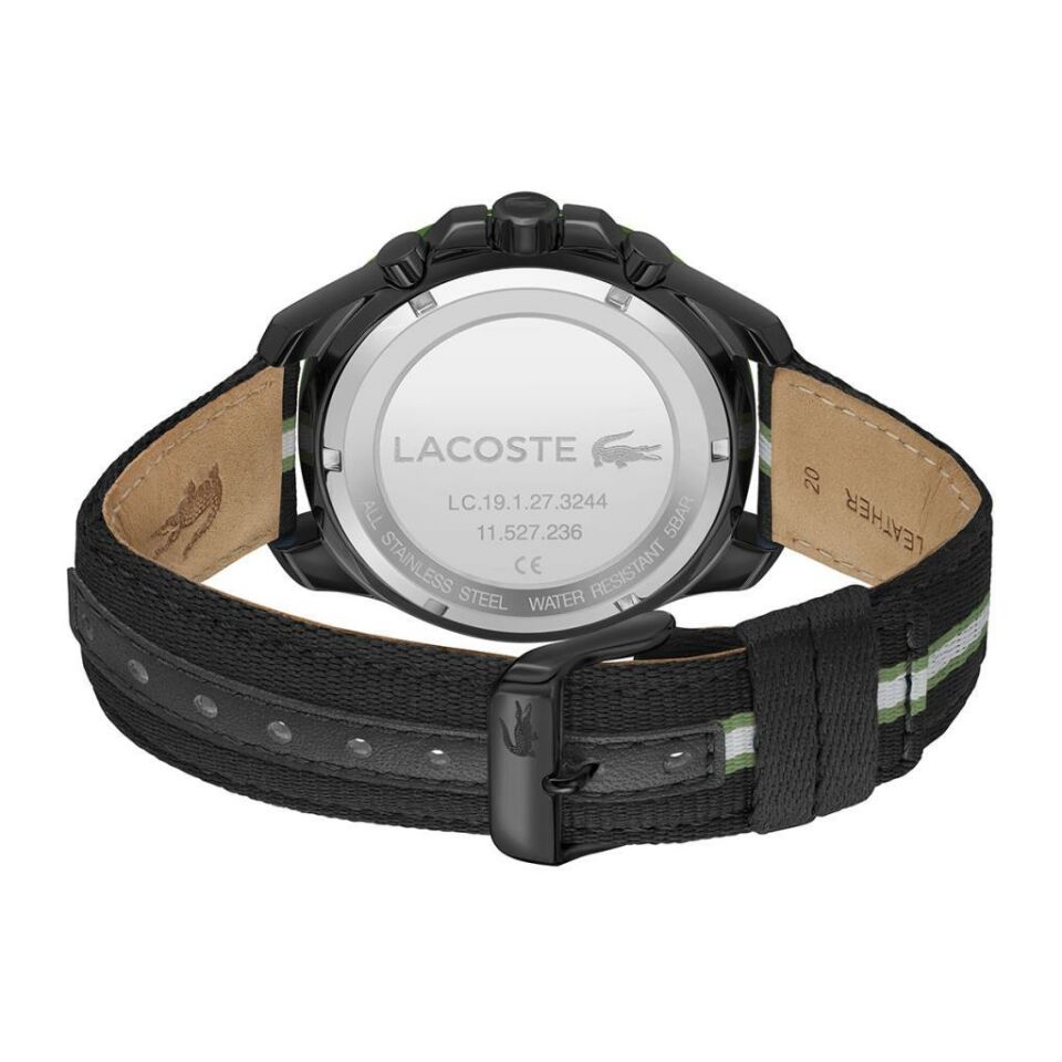 Lacoste 2011341 Quartz Yeşil-Siyah 44 mm Erkek Kol Saati