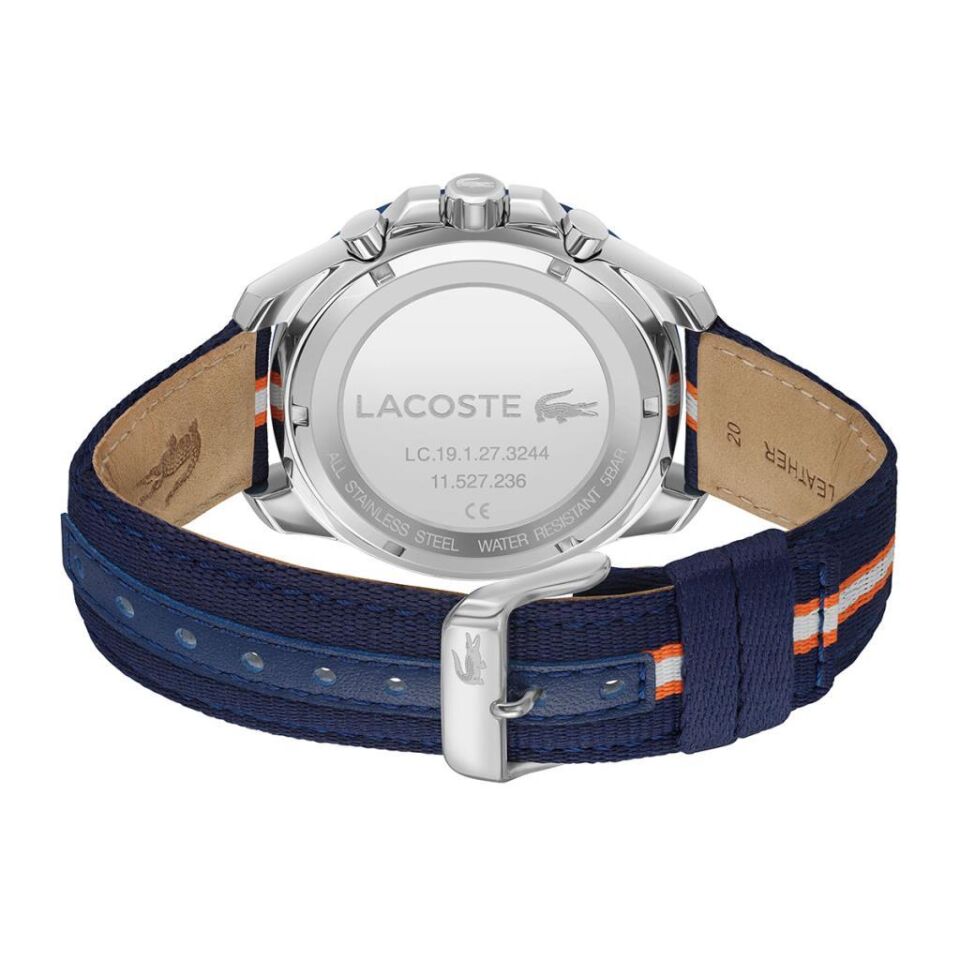 Lacoste 2011339 Quartz Renkli Kordon 44 mm Erkek Kol Saati