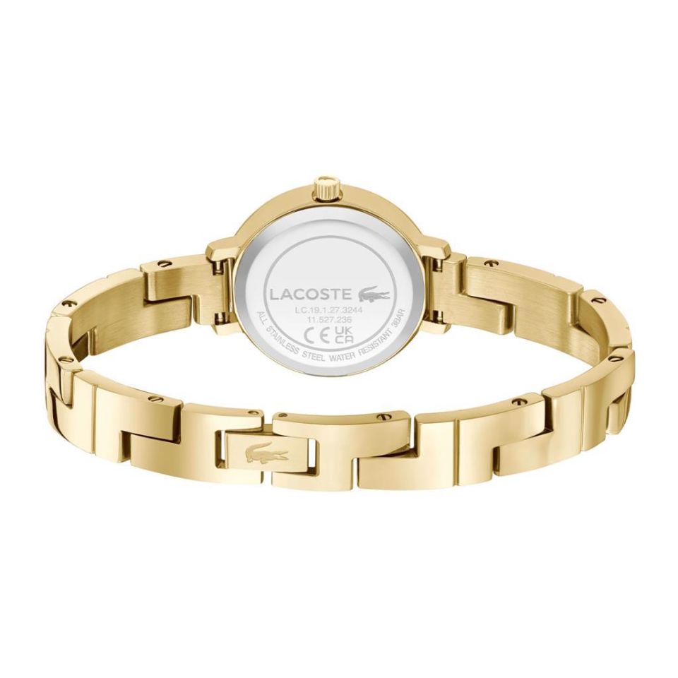 Lacoste 2001377 Quartz Çelik Altın Rengi Yeşil Kadran 28 mm Kadın Kol Saati