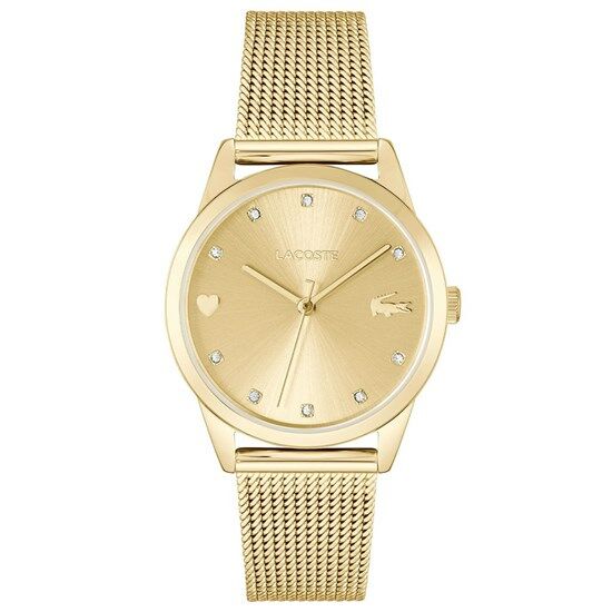 Lacoste LAC2001308 Quartz Hasır Altın Rengi 30 mm Kadın Kol Saati