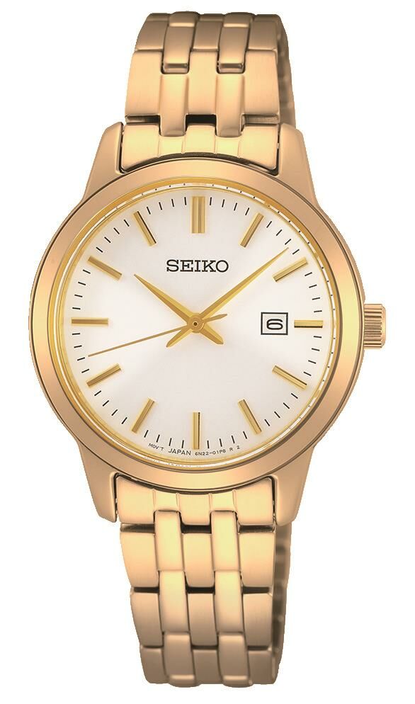 Seiko SUR412P Quartz Çelik Sarı 30 mm Kadın Kol Saati