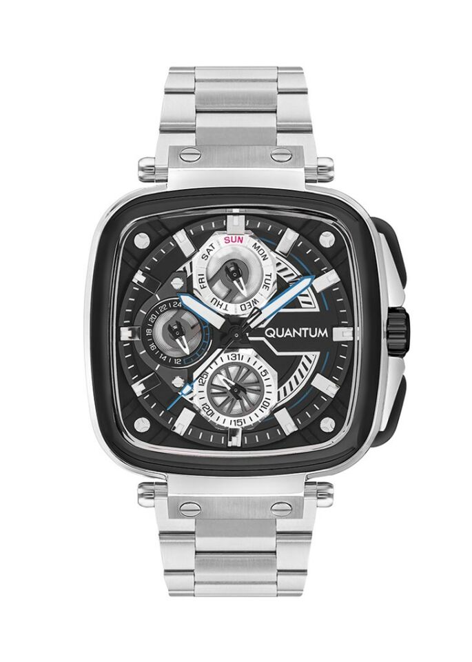 Quantum PWG1092.650 Quartz Çelik Metalik 44 mm Erkek Kol Saati