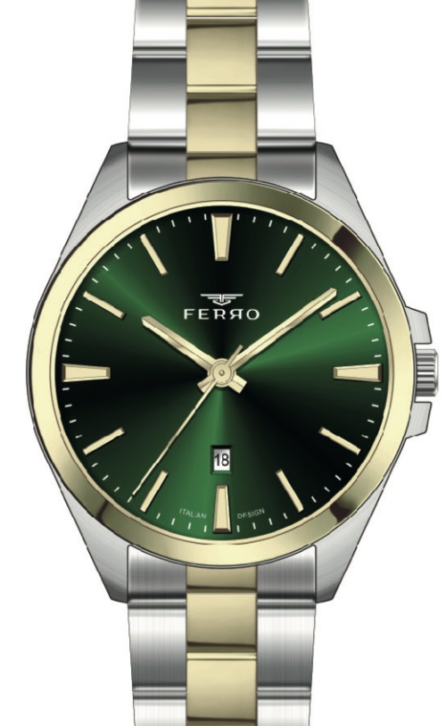 Ferro Sarı ve Gümüş Çelik Kordon Erkek Kol Saati F11551AWT-D6