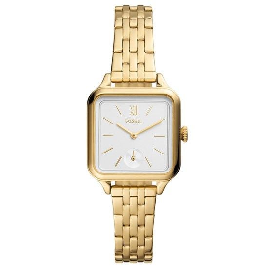 Fossil FBQ3832 Quartz Çelik Altın Beyaz Kadran 28 mm Kadın Kol Saati