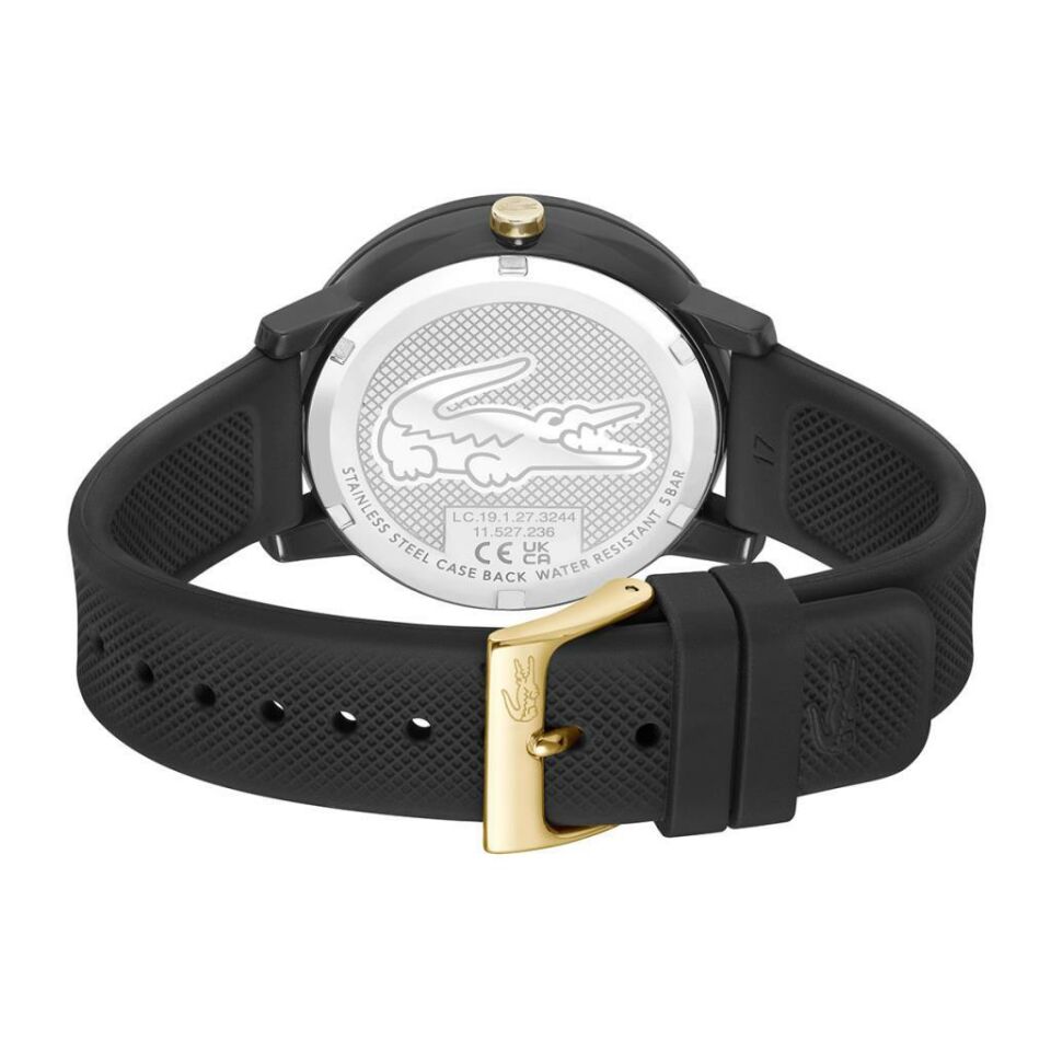 Lacoste 2001327 Quartz Silikon Siyah 38 mm Kadın Kol Saati