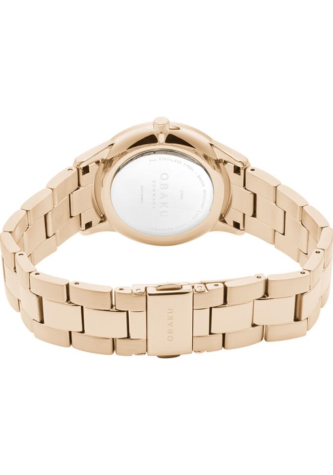 Obaku Denmark V247LXVWSV Quartz Çelik Rose Gold 35 mm Kadın Kol Saati