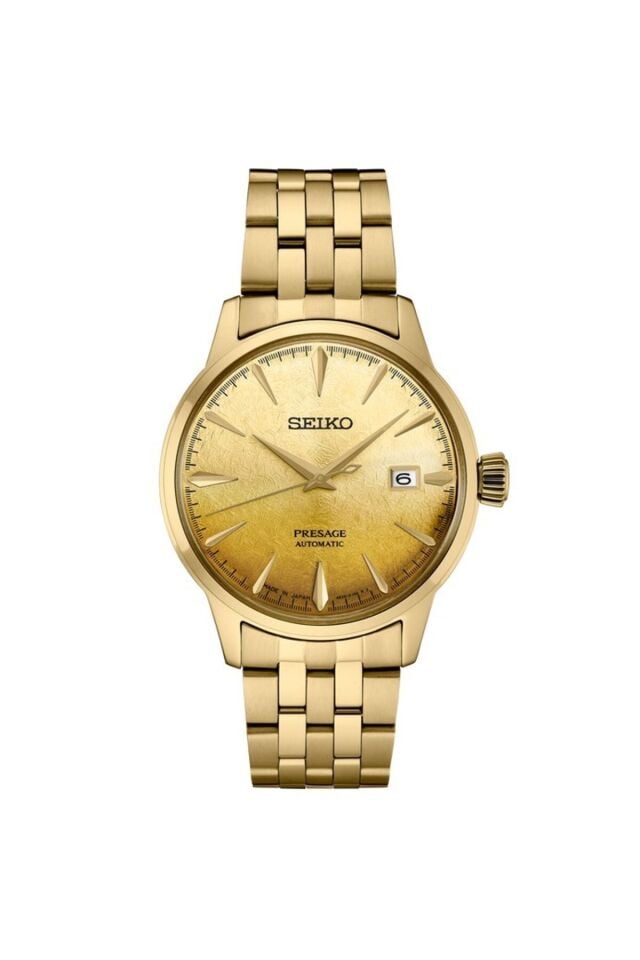 Seiko Presage SRPK46J 41 mm Çelik Gold 5 Atm Otomatik Erkek Kol Saati