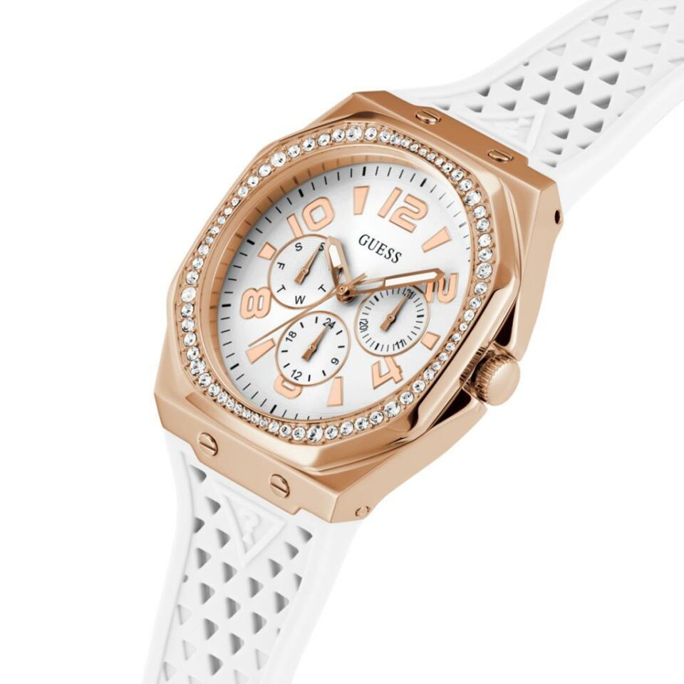 Guess GUGW0694L3 Quartz Silikon Beyaz 39 mm Kadın Kol Saati