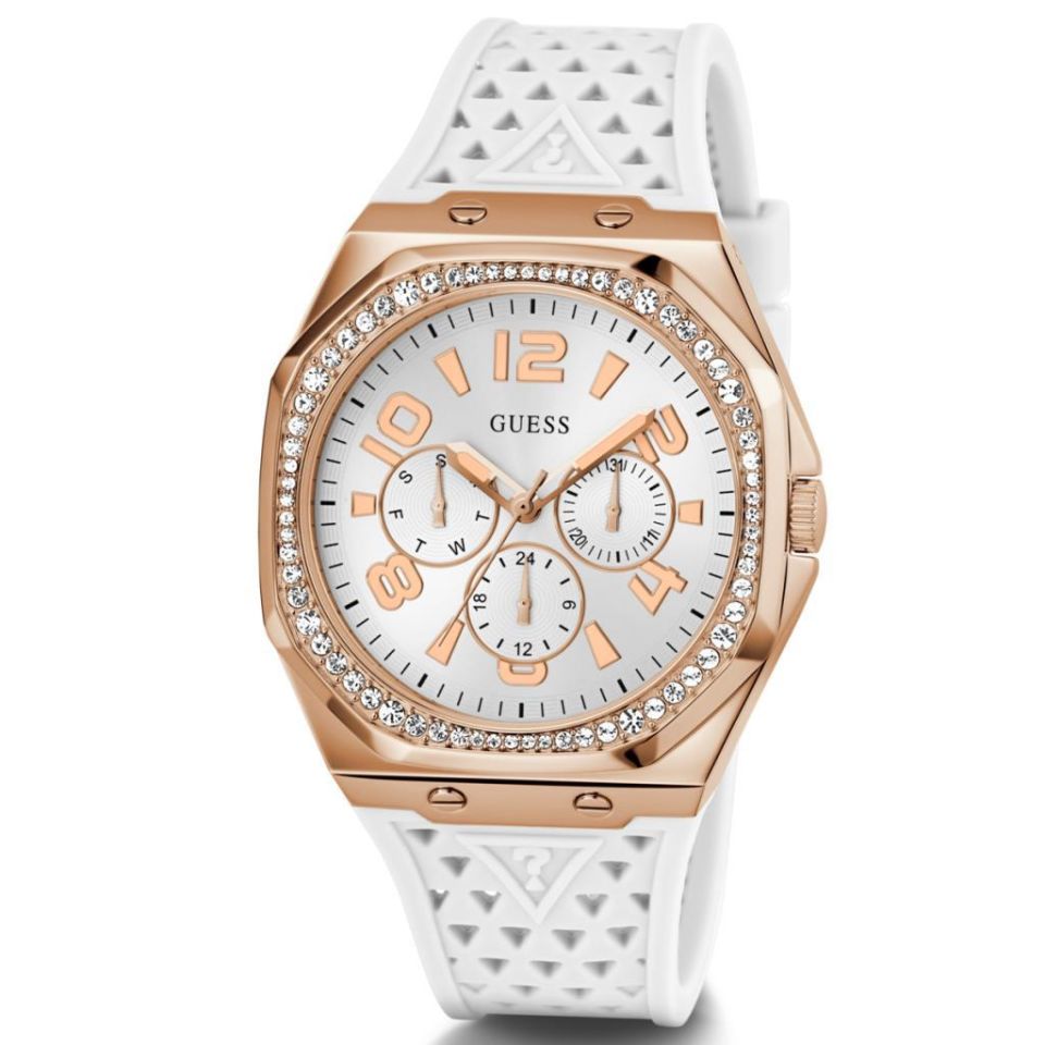 Guess GUGW0694L3 Quartz Silikon Beyaz 39 mm Kadın Kol Saati