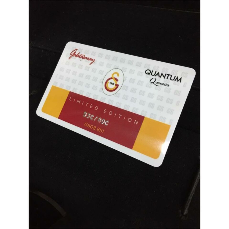 Quantum G608.851C 46 mm Siyah Galatasaray Taraftar Saati