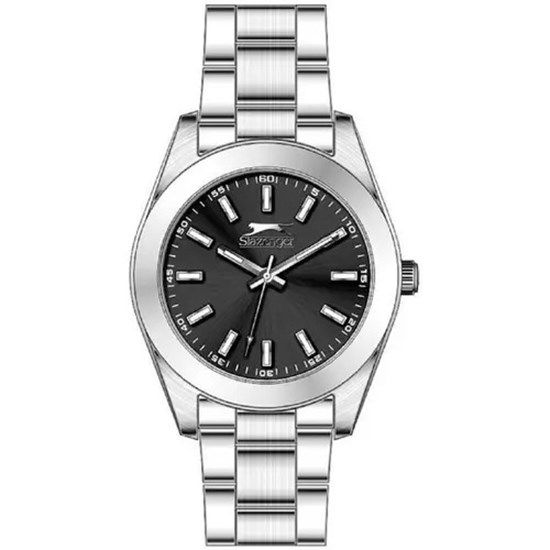 Slazenger SL.09.2282.3.07 Quartz Çelik Gri Siyah Kadran 34 mm Kadın Kol Saati