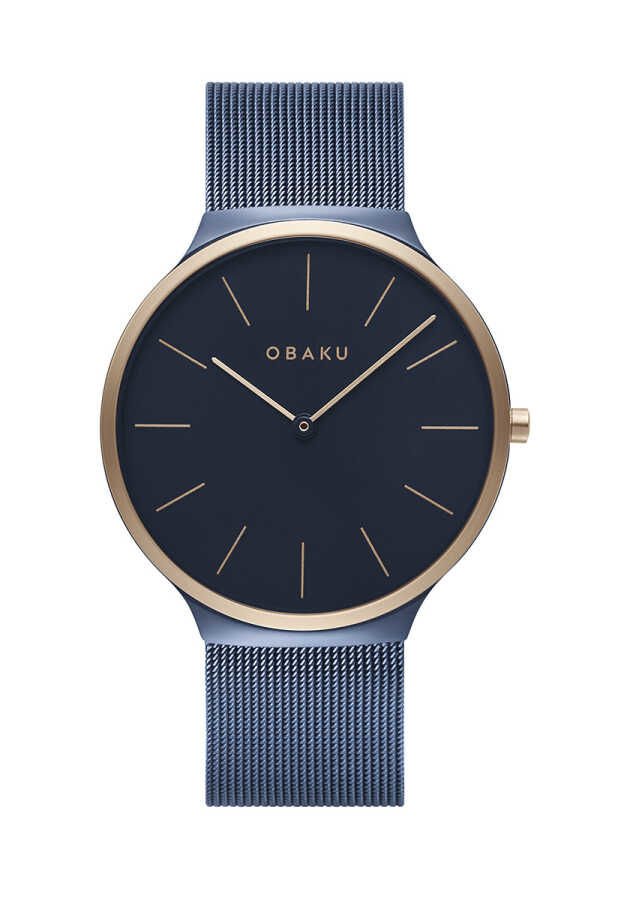 Obaku Denmark V240GXSLML Quartz Safir Kristal 40 mm Erkek Kol Saati