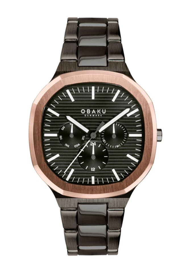 Obaku Denmark V275GMMBSB Quartz Safir 5 ATM 42 mm Erkek Kol Saati