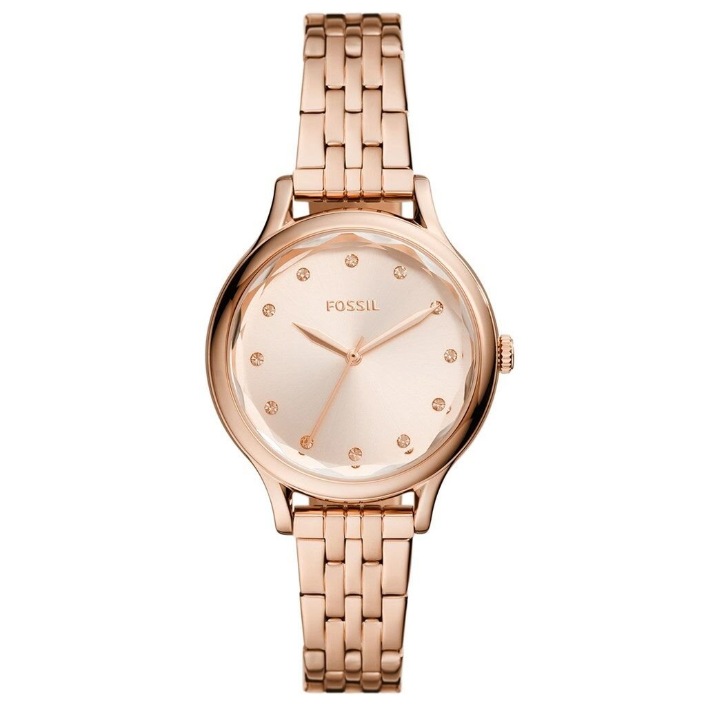 Fossil FBQ3862 Quartz Çelik Rose Gold 34 mm Kadın Kol Saati
